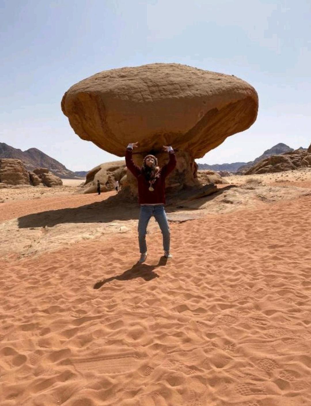 Titanic Camp Bed & Breakfast Wadi Rum Exterior foto