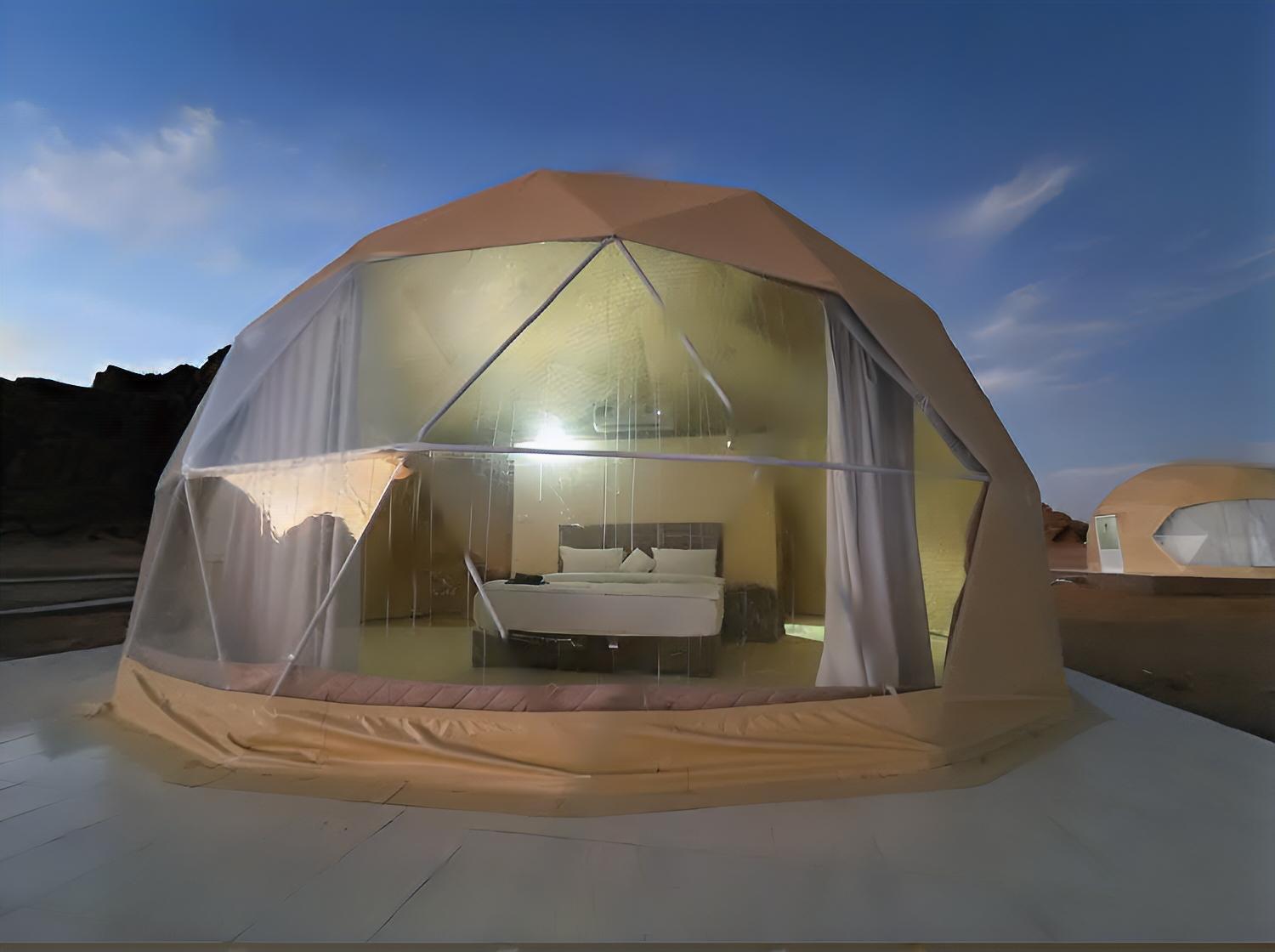 Titanic Camp Bed & Breakfast Wadi Rum Exterior foto